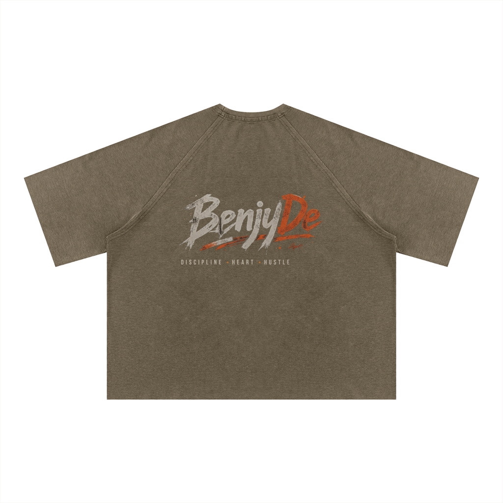 BenjyDe Unisex Mineral Wash Boxy Waffle Set