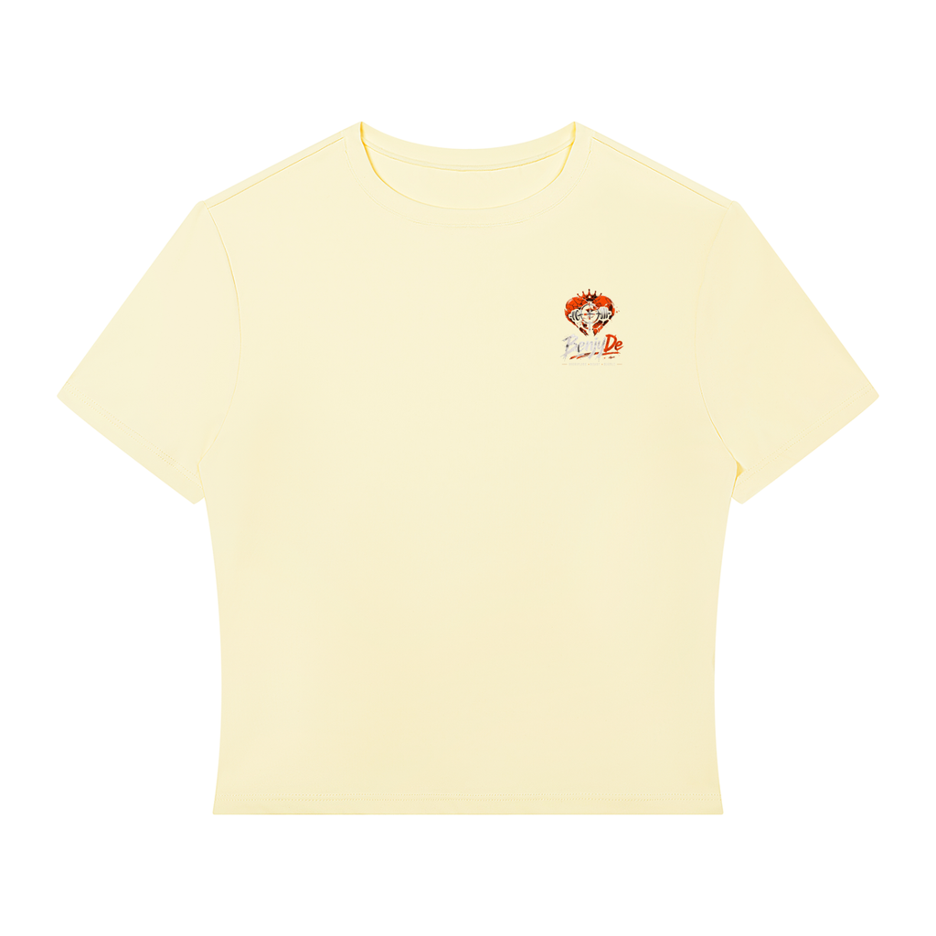 BenjyDe Women's Performance Crop Tee
