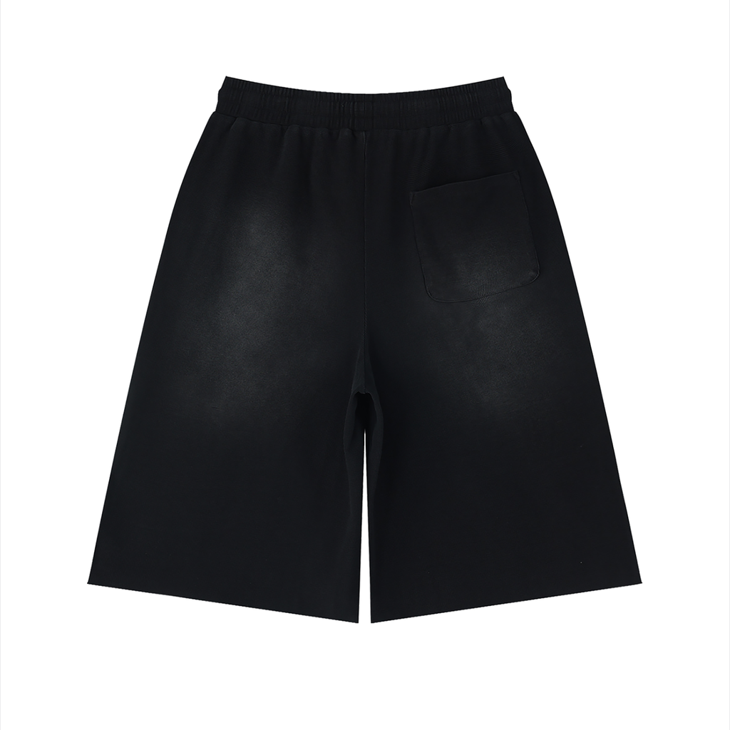 BenjyDe Sunfade Raw Edge Shorts