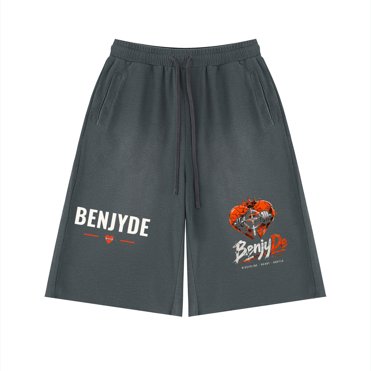 BenjyDe Sunfade Raw Edge Shorts