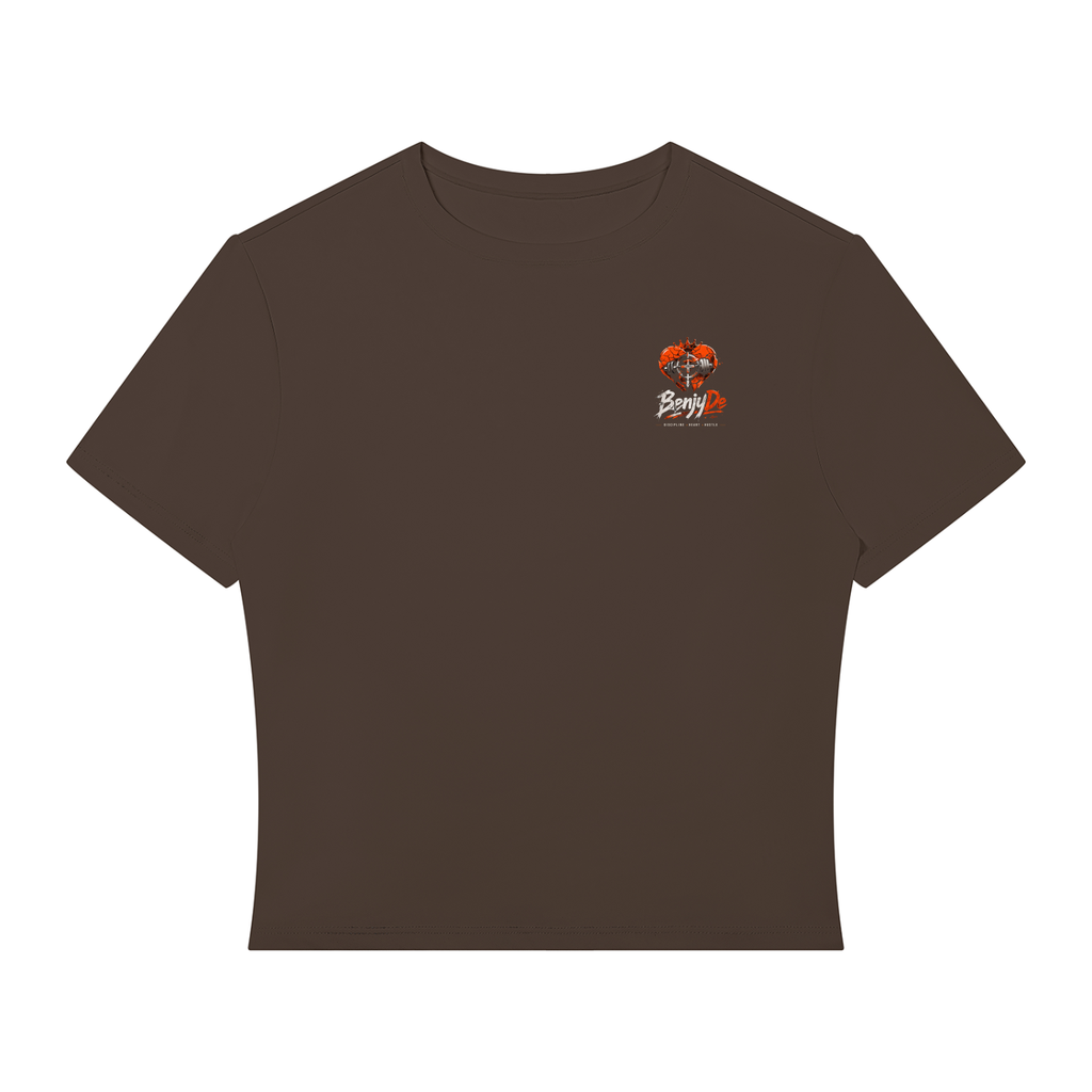 BenjyDe Women's Performance Crop Tee